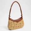 LAYLA FLORAL RAFFIA SHOULDER BAG