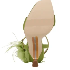 LEANA FLOWER STRAP HEEL