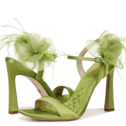 LEANA FLOWER STRAP HEEL