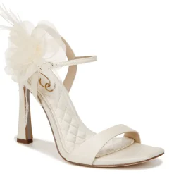 LEANA FLOWER STRAP HEEL