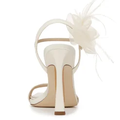 LEANA FLOWER STRAP HEEL