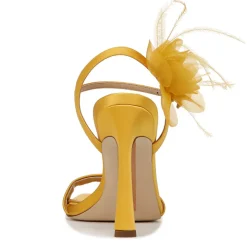 LEANA FLOWER STRAP HEEL