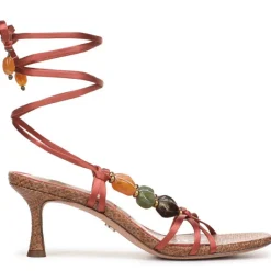 Paloma Kitten Heel Wrap Sandal