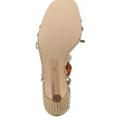 Paloma Kitten Heel Wrap Sandal