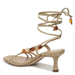 Paloma Kitten Heel Wrap Sandal